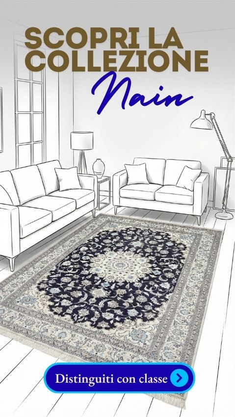 tappeti persiani nain originali